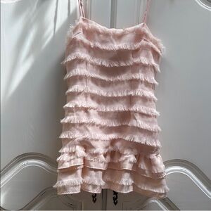 Princess Polly Pink Fringe Dress
